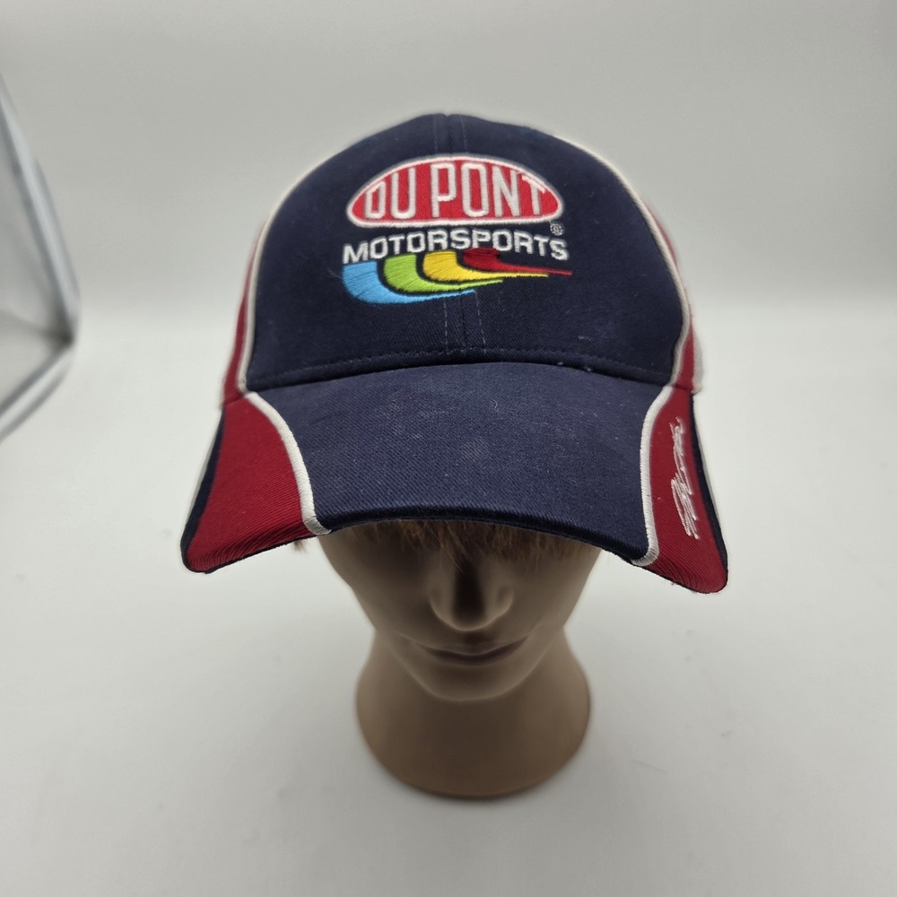 Jeff Gordon Baseball Hat Mens White Chase NASCAR Adjustable Strap Cap One Size